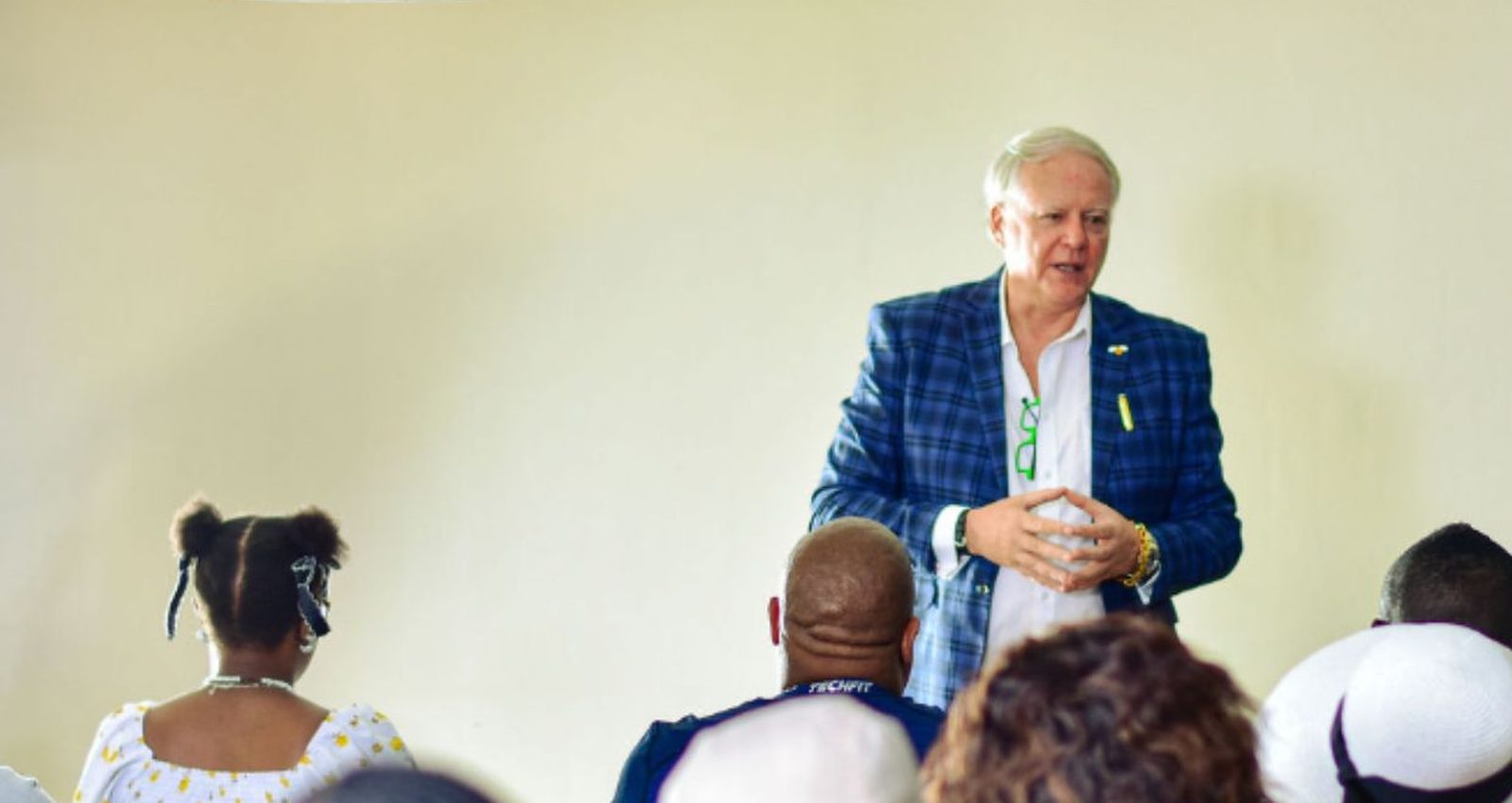 The IRG founder welcoming learners