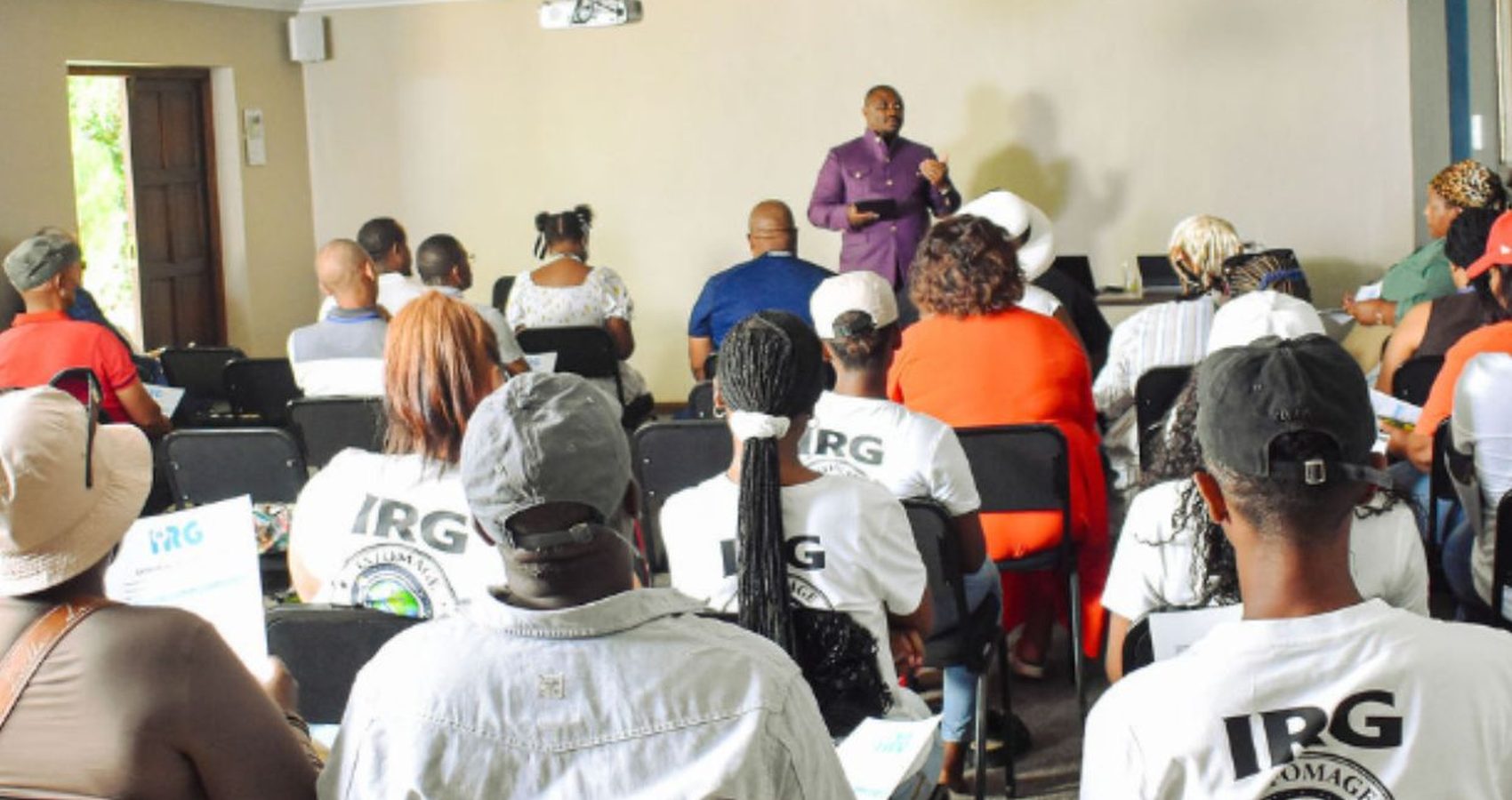 Learners at an IRG event